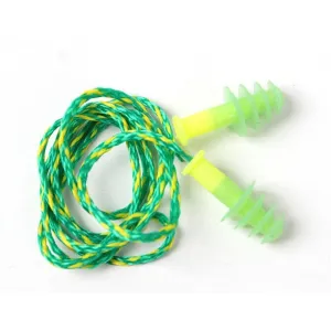 100 Pairs Earplug (small) Christmas Tree Type Earplug With Thread Anti Noise Work Study