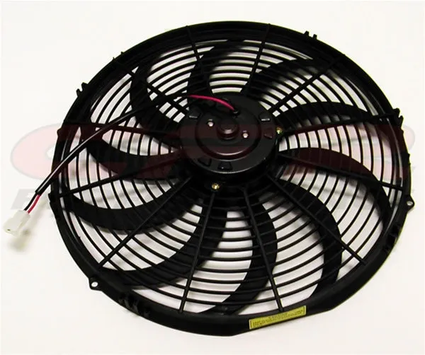 12" HIGH PERFORMANCE ELECTRIC RADIATOR COOLING FAN - CURVED BLADE