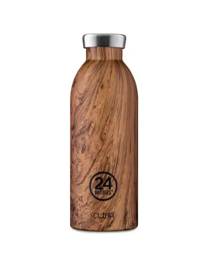 24 Bottles Clima Insulated Bottle 500ml Sequoia Wood