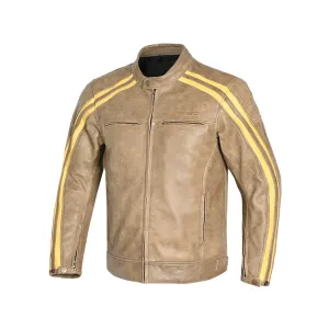 Bela Night Hawk - Leather Motorcycle  jacket  - Brown