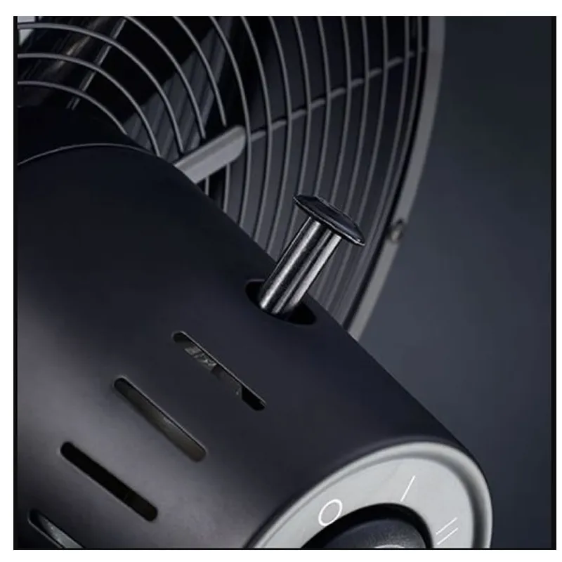 Black Sturdy Metal Base Desk Fan 858129