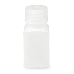 Bottle, Wide Mouth, Square, HDPE