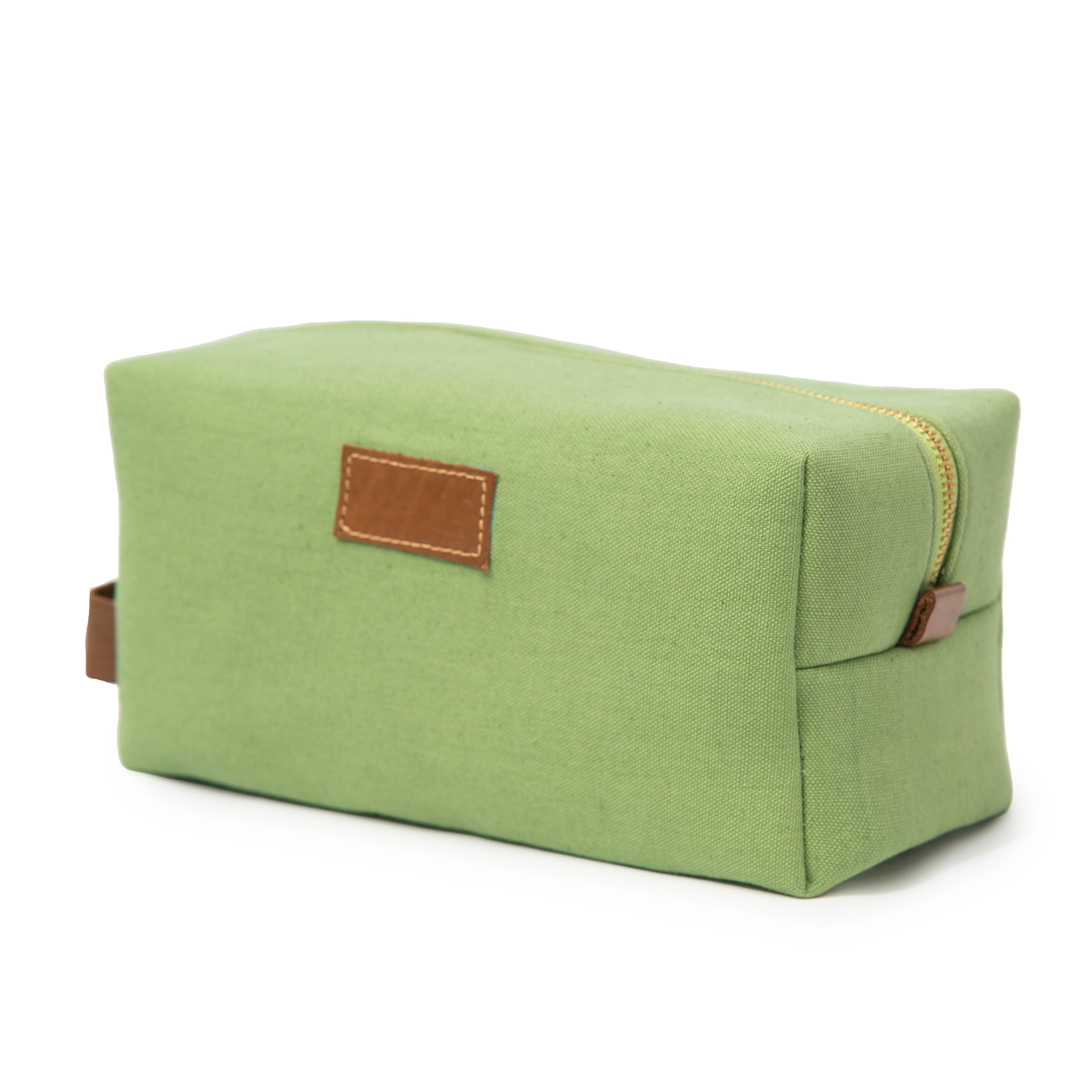 Canvas Box Organizer Pouch - Green