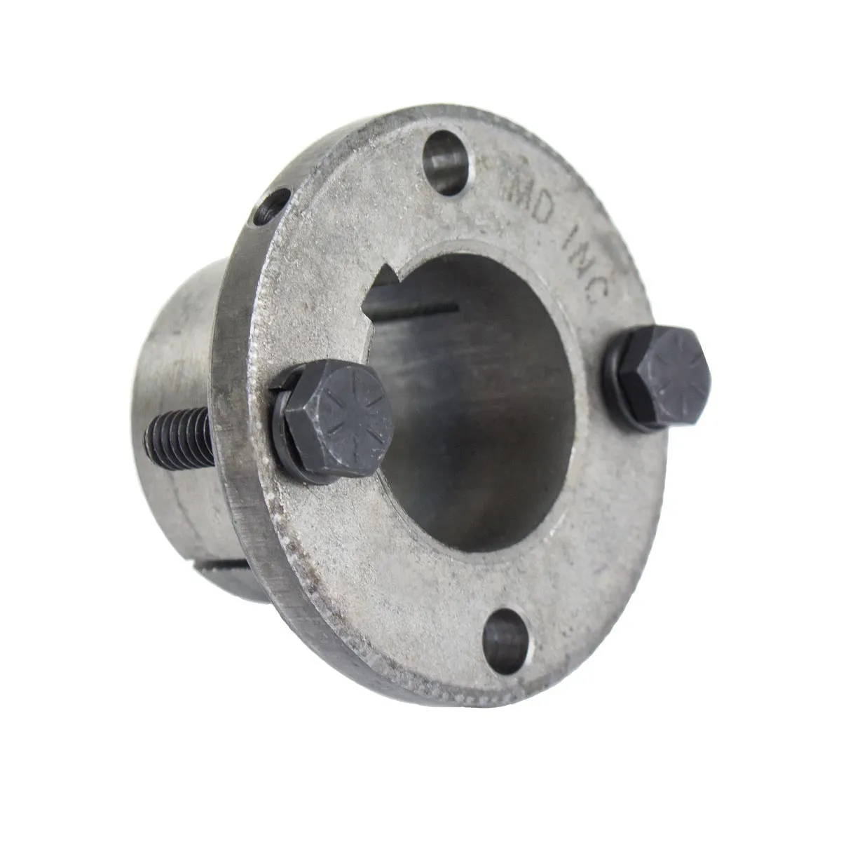 Cast Iron 10.25" 2 Groove Dual Belt A Section 4L Pulley w/ 1-1/4" Sheave Bushing