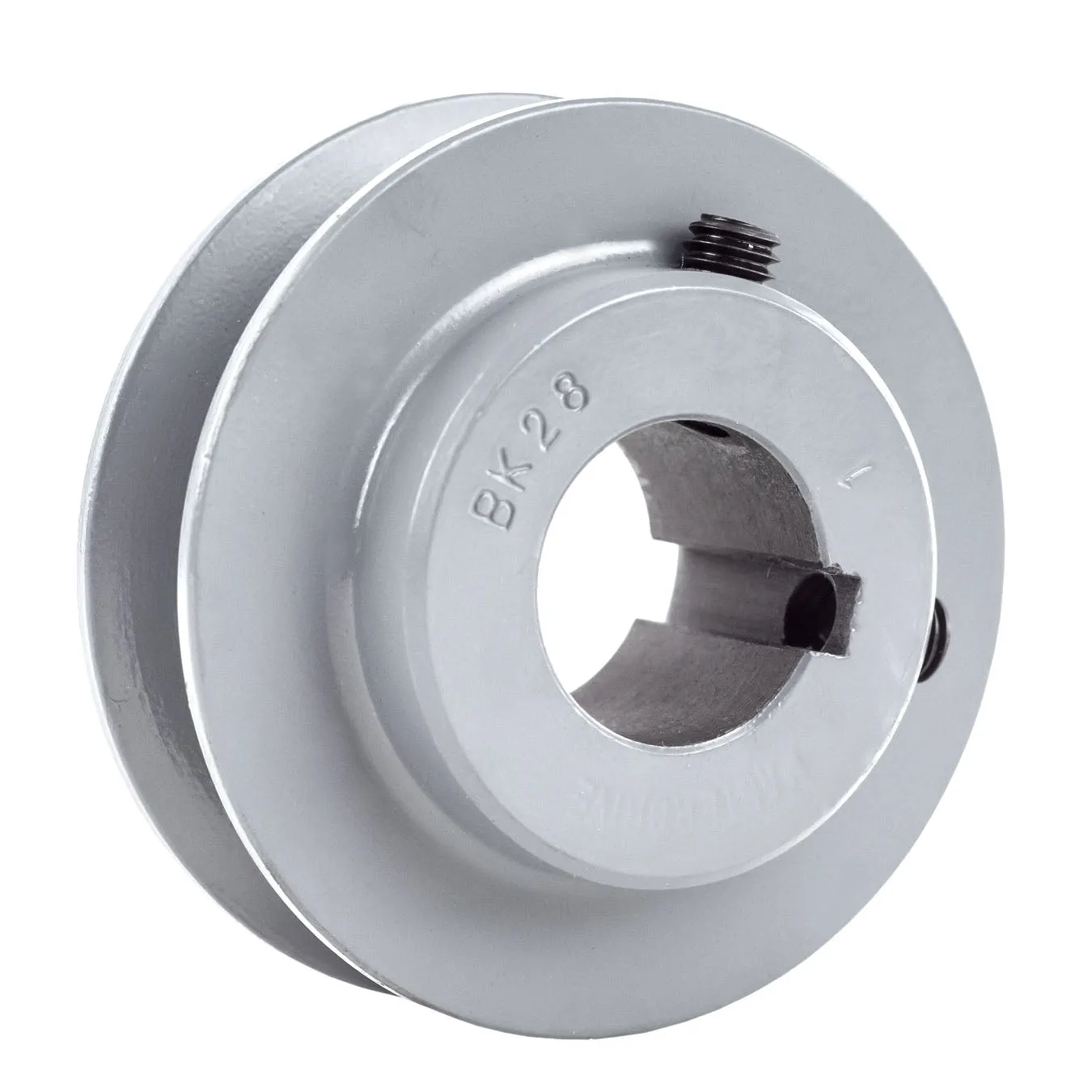 Cast Iron 3 " Single Groove Pulley V Style B Belt 5L for 1 Inch Keyed Shaft
