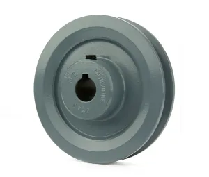 Cast Iron 4" Single Groove V Style Section A Belt 4L for 5/8" Shaft Pulley