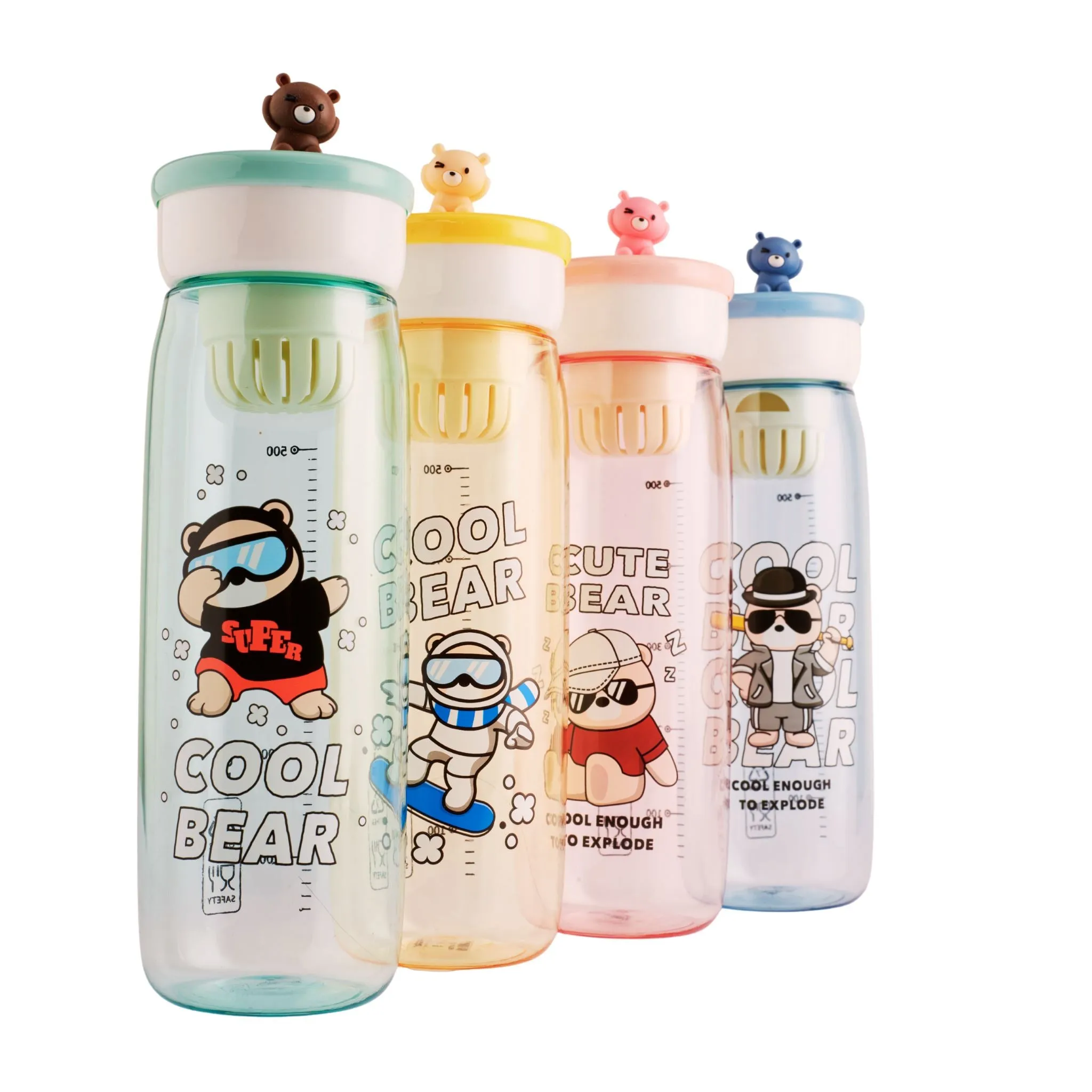 Cool Bear Water Bottle with Infuser