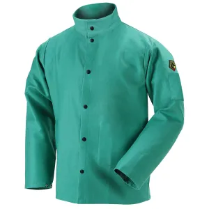 F9-30C Black Stallion TruGuard™ 200 FR Cotton Welding Jacket, Green