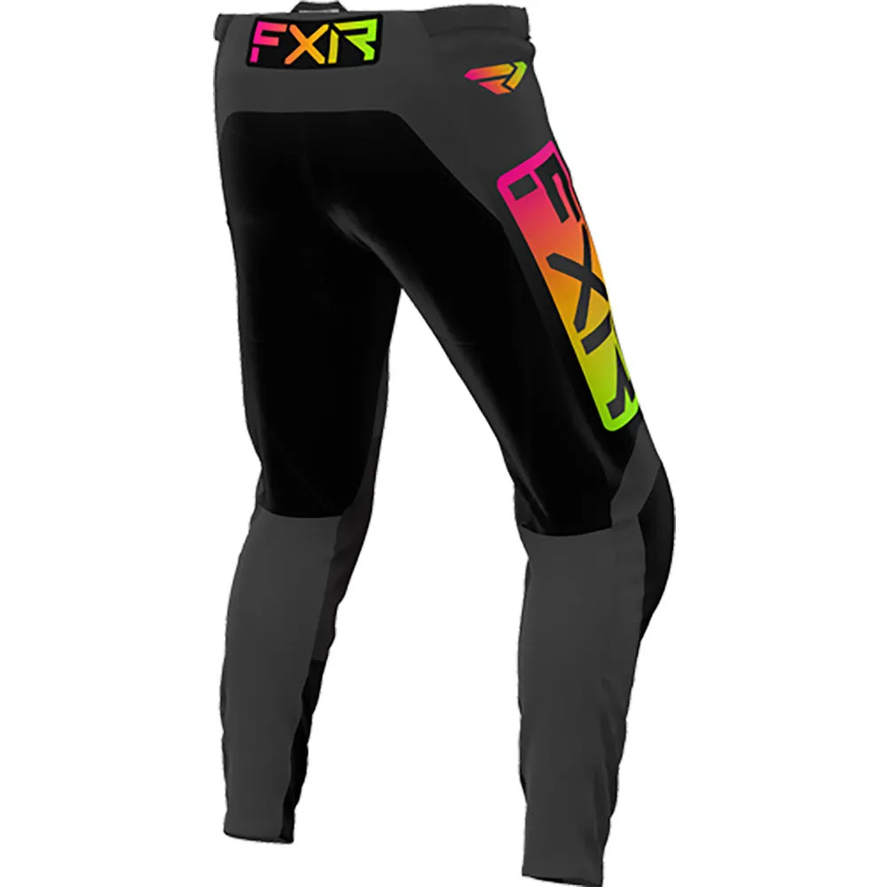FXR Clutch MX Offroad Pants Black/Sherbert