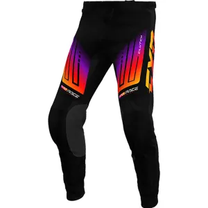 FXR Kids Clutch MX Offroad Pants Black/Spectrum