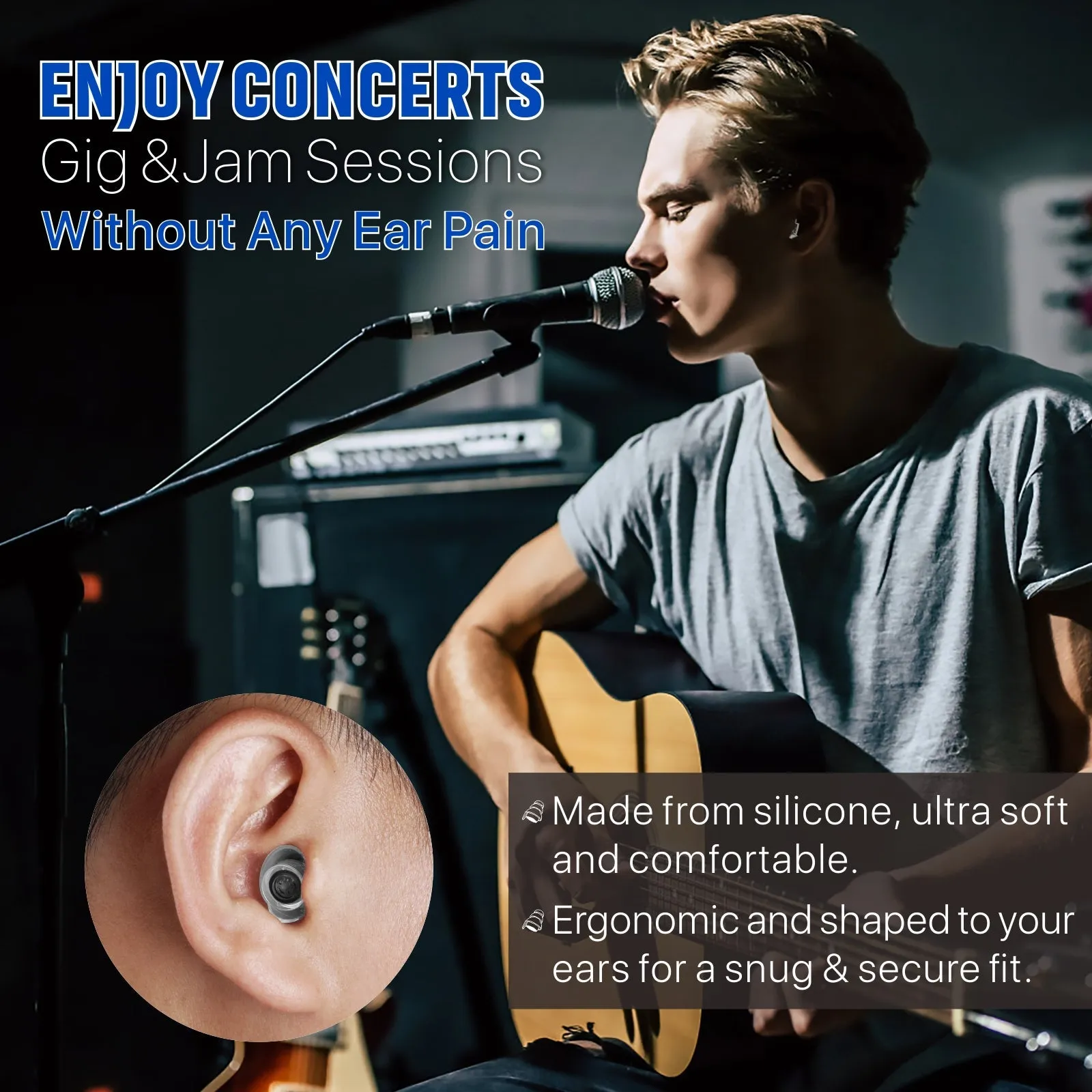 High Fidelity Concert Music Ear Plugs
