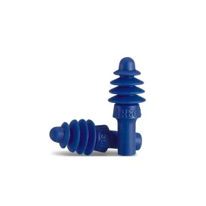 Honeywell Howard Leight AIRSoft AS-1 Tapered TPE Uncorded Earplugs, Blue, Box of 50 Pairs