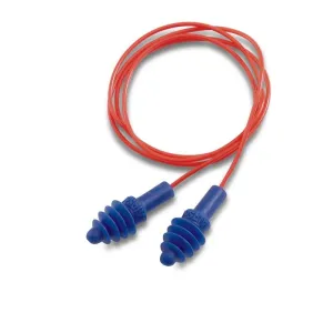 Honeywell Howard Leight AIRSoft AS-30R Tapered TPE Corded Earplugs, Red Polycord, One Size, 1 Pair