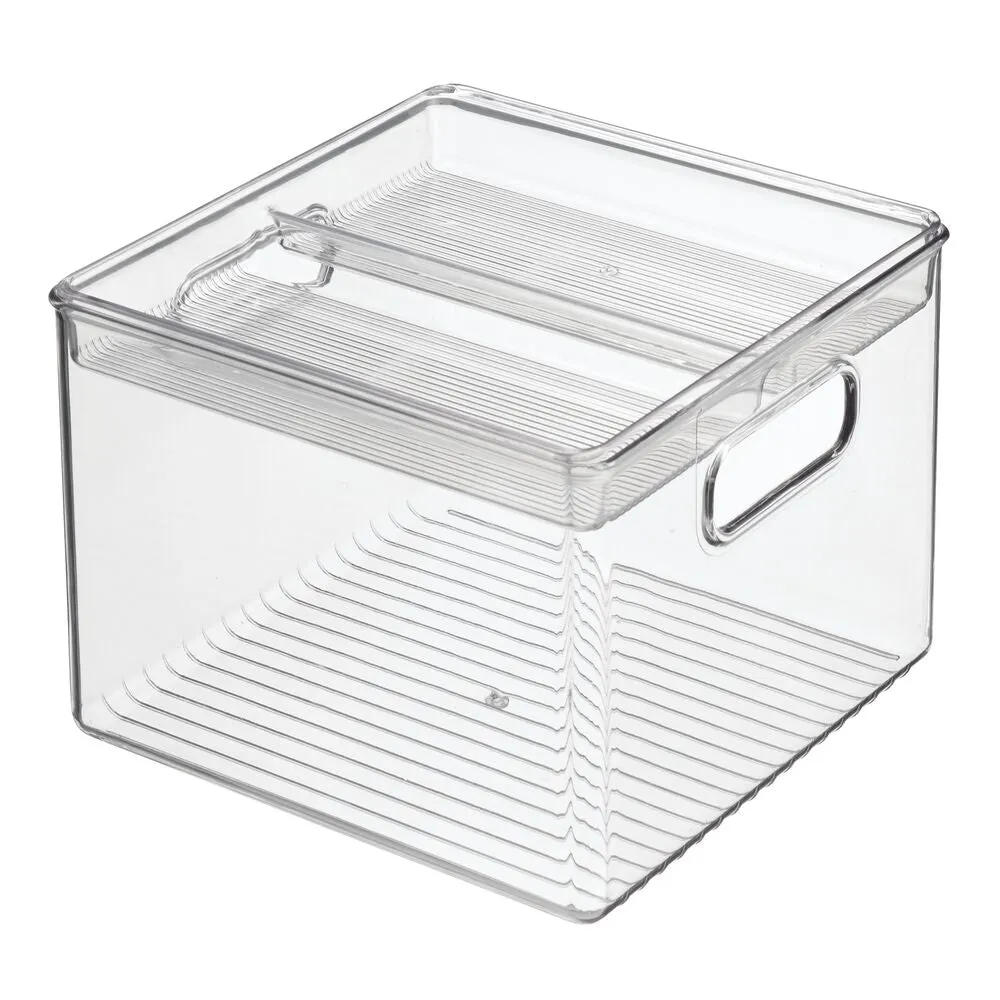 iDesign Fridge Pantry Binz 8 x 8 x 6 in Clear