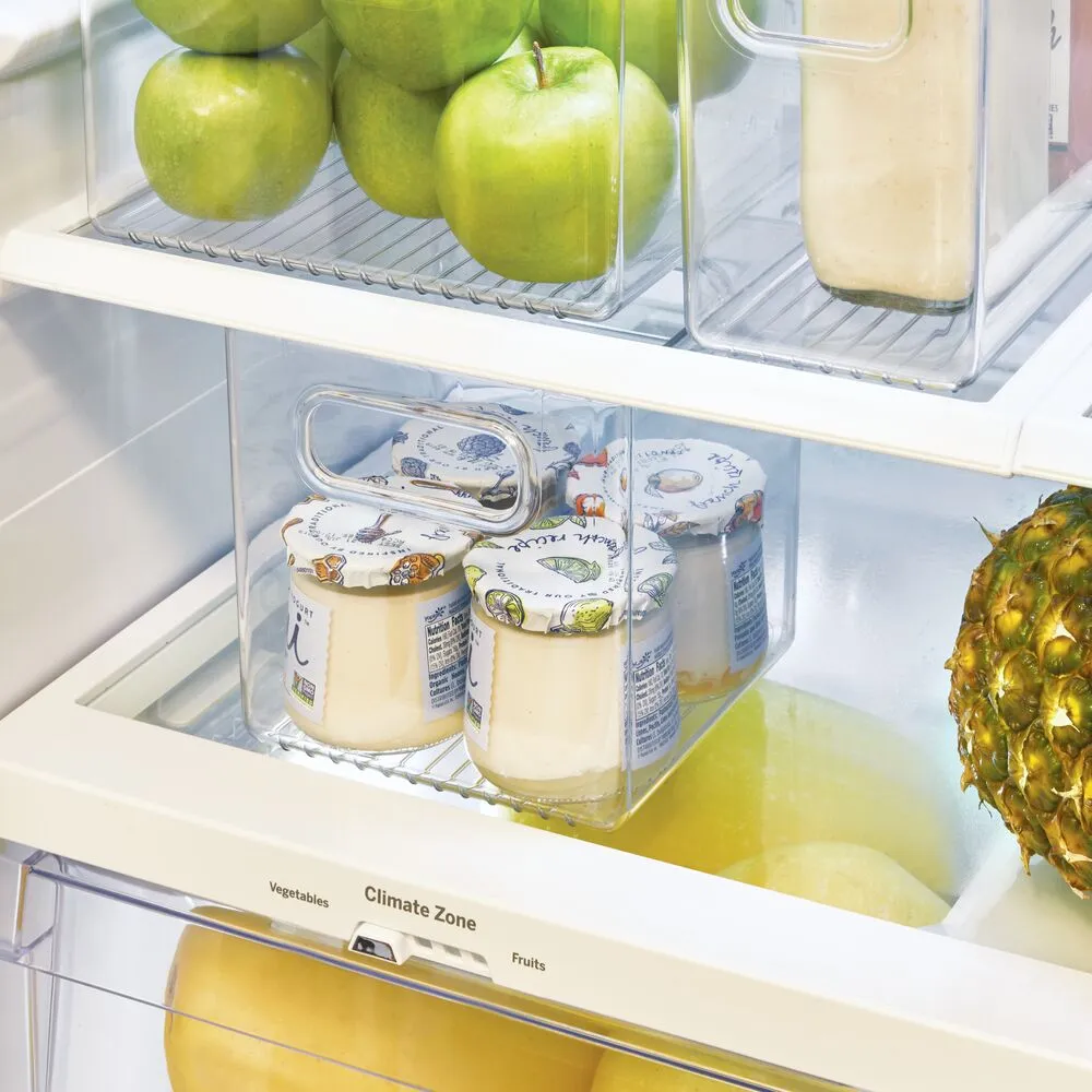iDesign Fridge Pantry Binz 8 x 8 x 6 in Clear