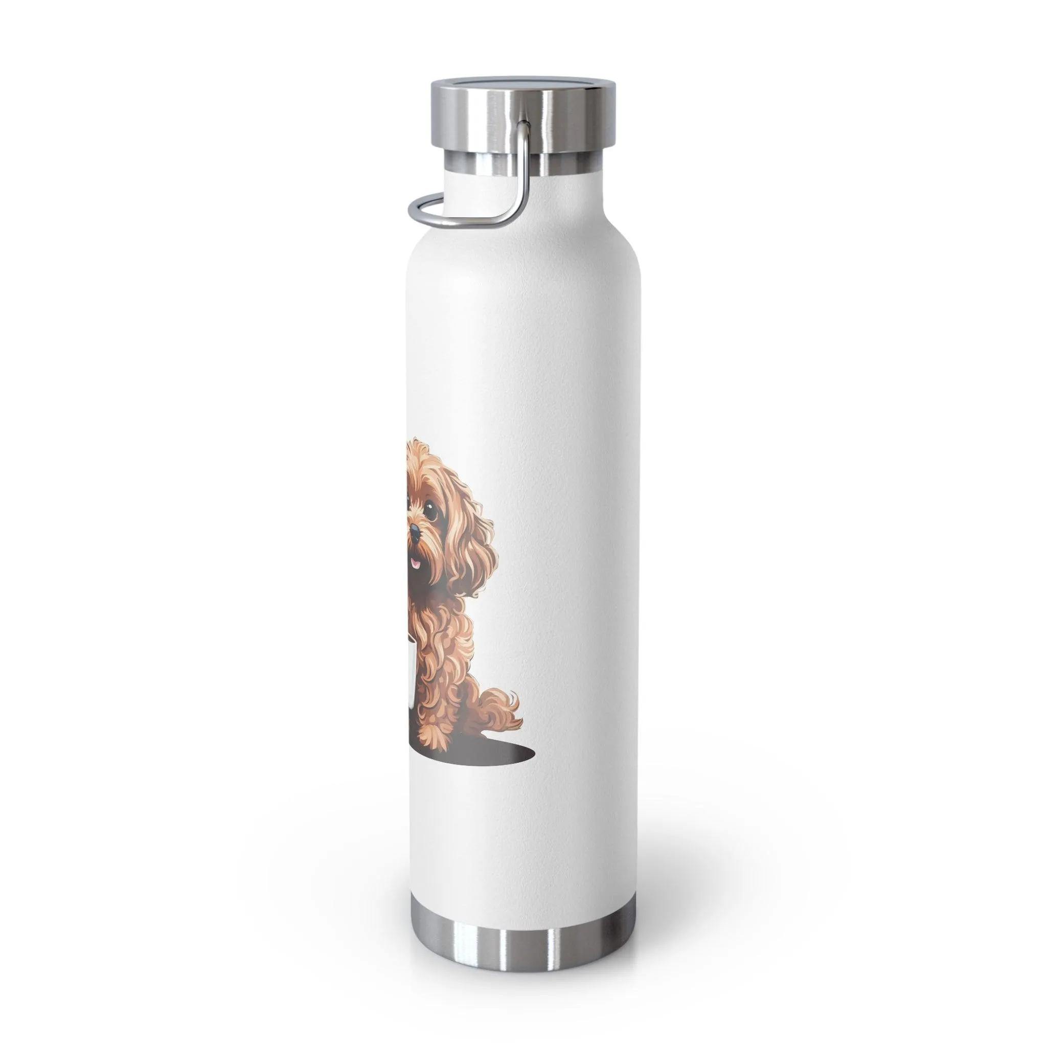 Insulated Bottle: "I Run on Coffee and Cavoodle Hugs"