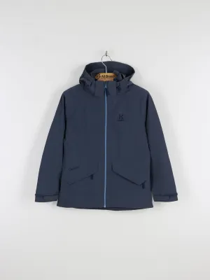 Kids Boy WaterProof Logo Brand Jacket, Grey