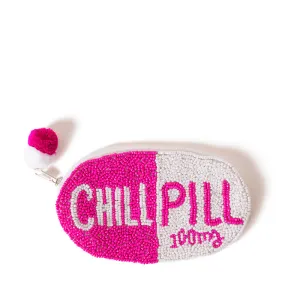 LA CHIC DESIGNS | Chill Pill Beaded Coin Pouch