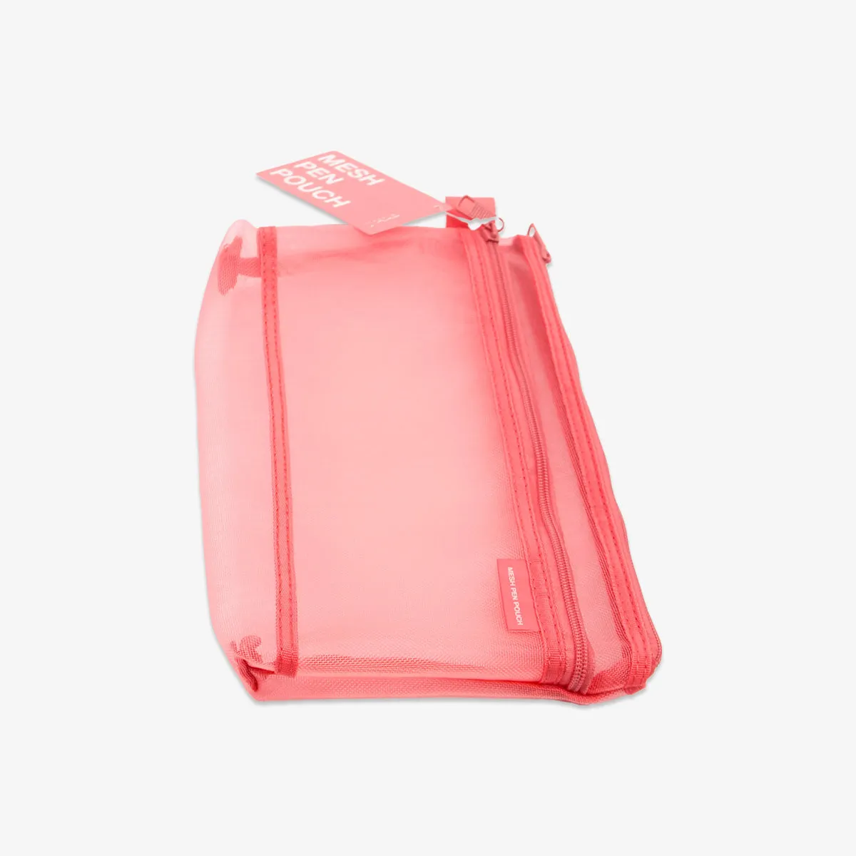MESH PEN POUCH // PINK