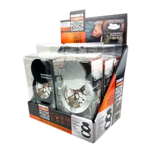 Nicotine Pouch And Storage Canisters  - 6 Pieces Per Retail Ready Display 25747