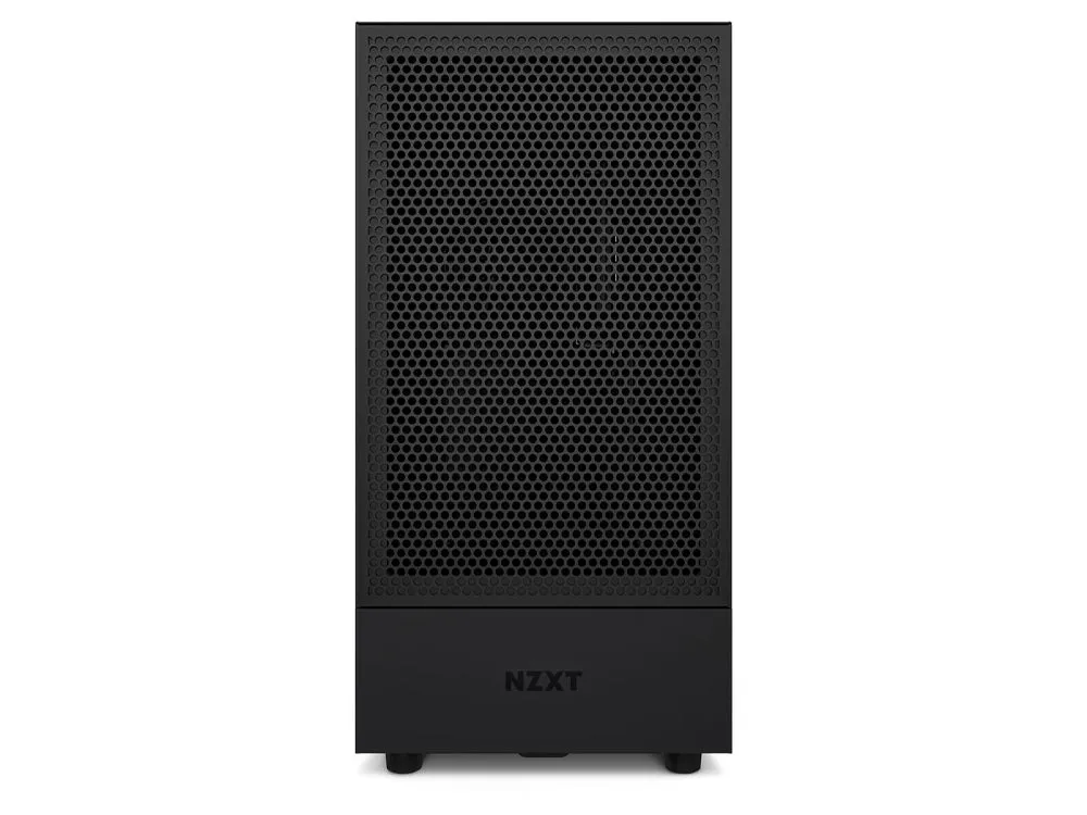 NZXT H5 Flow TG Compact Mid Tower ATX Case - Black