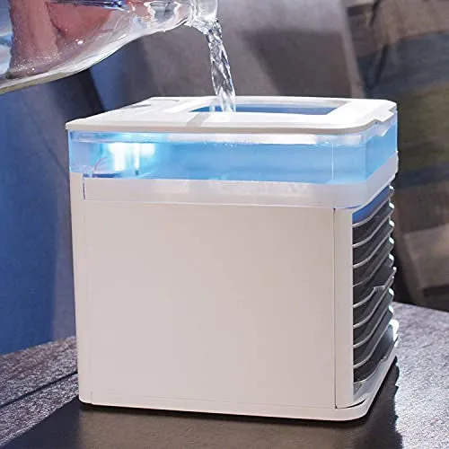 Ontel Arctic Air Pure Chill Evaporative Ultra Portable Personal Air Cooler with 4-Speed Air Vent
