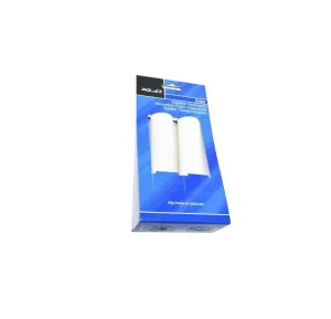Pair XLC Silicon White Bike MTB Handlebar Grips Extra Comfort 130mm With Plugs