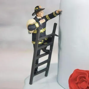 "To the Rescue!" Fireman Groom Figurine (Pack of 1)