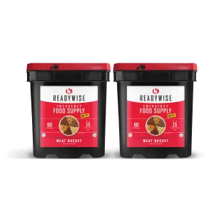 Readywise 120 Serving Meat Package with 2 Freeze Dried Meat Buckets