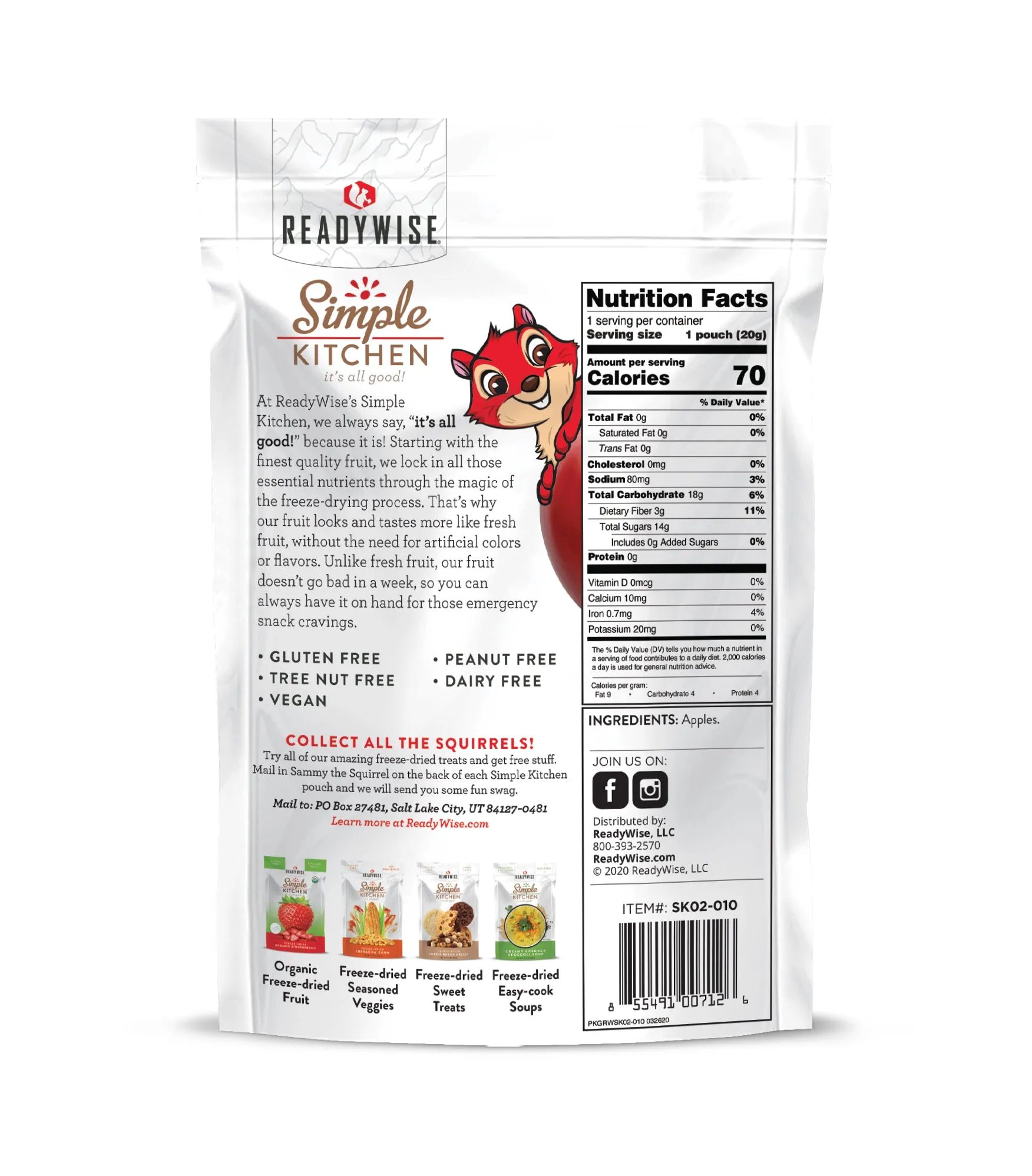 ReadyWise - Simple Kitchen Sweet Apples - 6 Pack