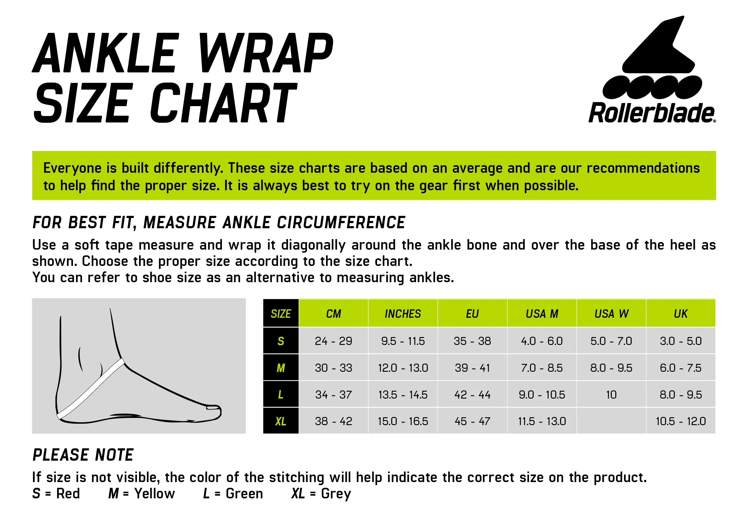 Rollerblade Ankle Wrap