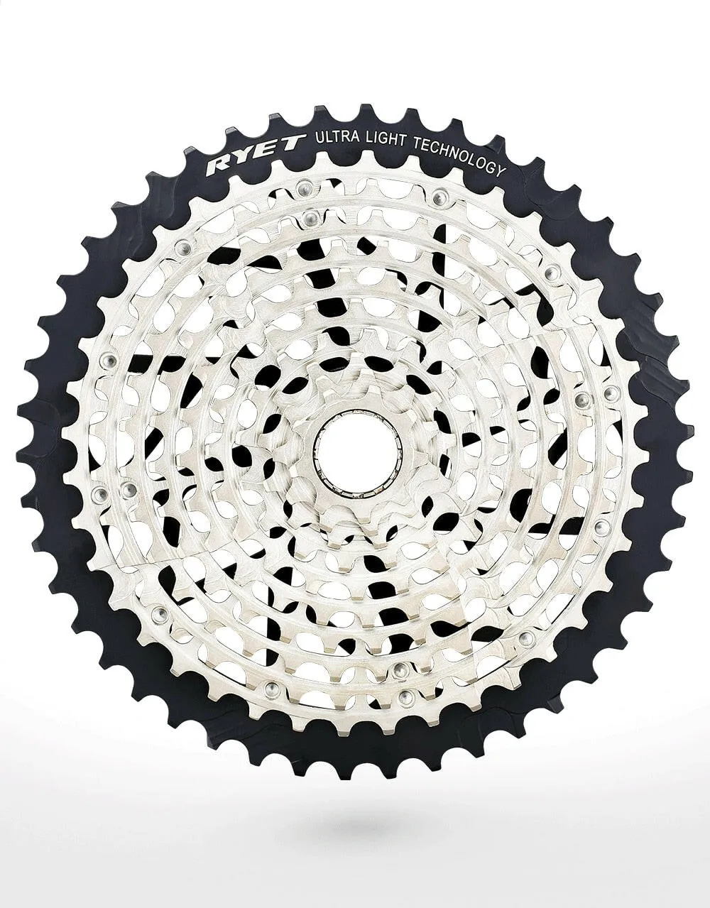 RYET 11S Cassette 9-46T Mountains Freewheel XD Core Ultralight 363g Steel Durable 11S Sprocket 9-46T Bike Cassette Cycling Parts