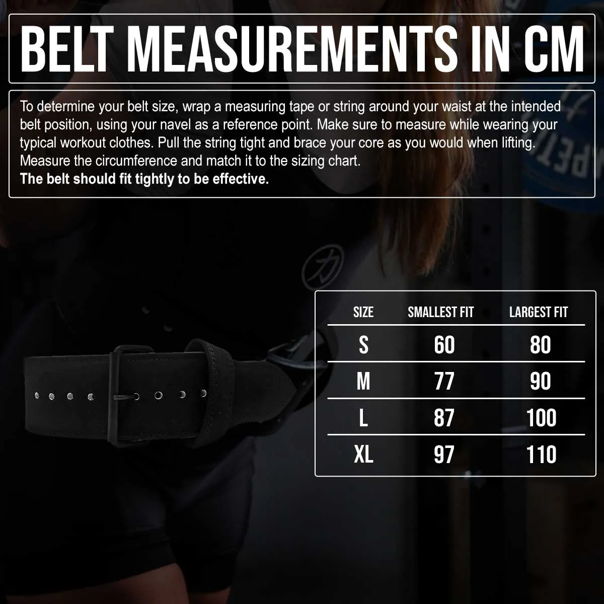 Single Prong Buckle belt, All Black, 13MM - IPF Approved
