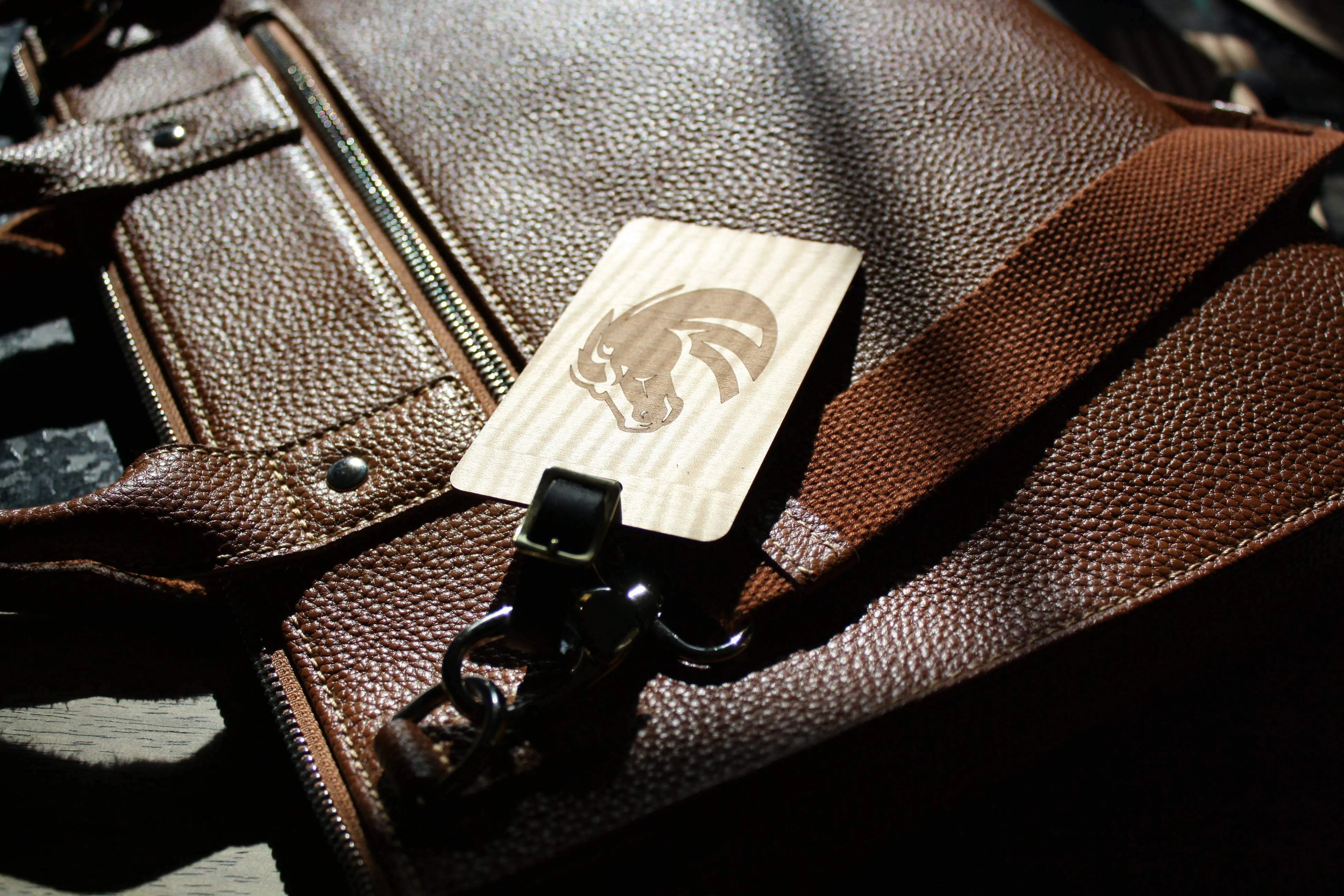 Slim Luggage Tags - Pair - BSU Broncos | Luggage Tag Traveler