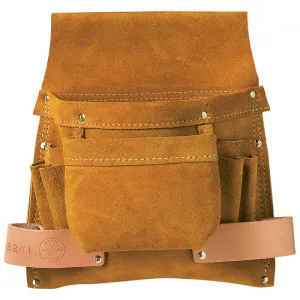 Tool Pouch - Klein Tools 6-Pocket Tool Pouch, 42241