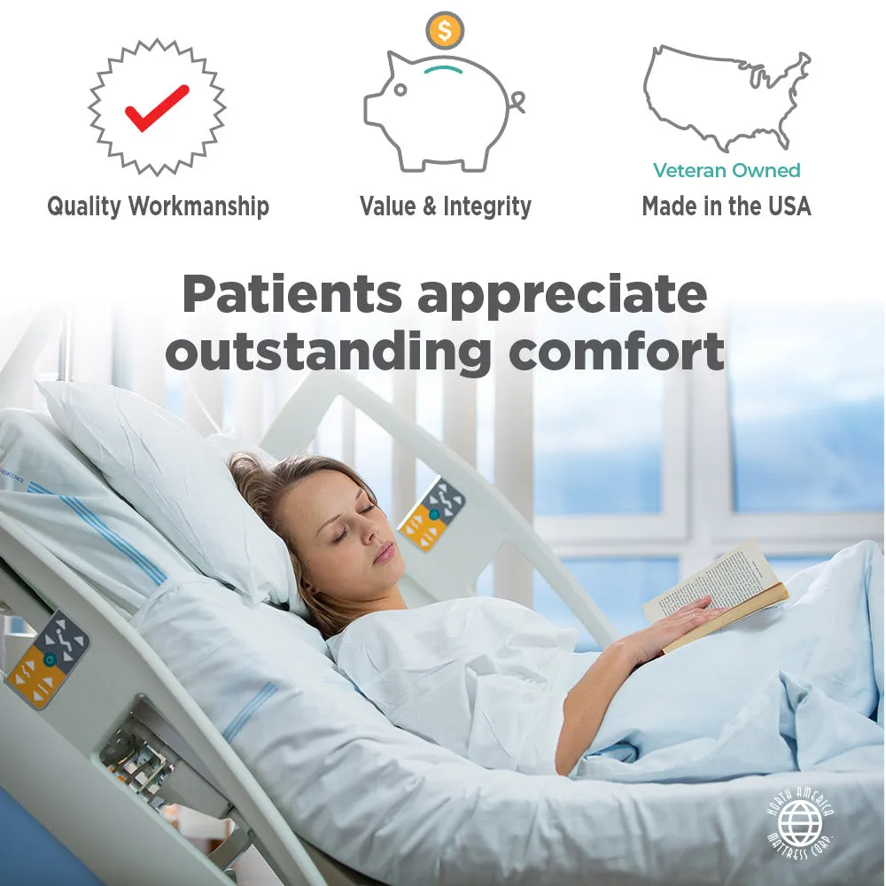 Ultra Comfort Overlay Pad - 78"x36"x3"